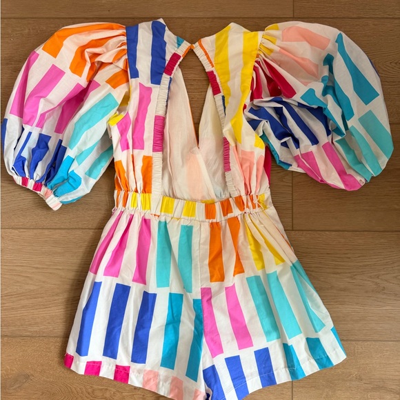 Buddy Love Multicolor Striped women’s Romper - Picture 3 of 3